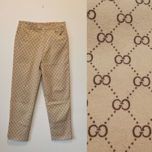 Classic Gucci print trousers